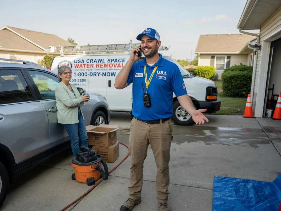 Crawl Space Water Removal Santa Fe, TX FAQs